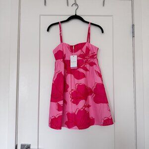 NWT Beginning Boutique Lotus Love Affair Pink Floral Mini Dress